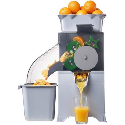 VEVOR - Commercial Orange Juicer Machine, Slow Masticating Juicer Extractor, 100W Electric Orange Juice Squeezer - Gray VEVOR - Commercial Orange Juicer Machine, Slow Masticating Juicer Extractor, 100W Electric Orange Juice Squeezer - Gray