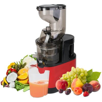 Forest'nSky - 300W Electric Juicer with Reverse Function 2 Containers Cleaning Brush Clear Marks - Red Forest'nSky - 300W Electric Juicer with Reverse Function 2 Containers Cleaning Brush Clear Marks - Red