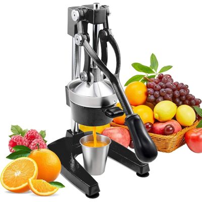Winado - Kitchen Citrus Juicer Lemon Squeezer, Cast Iron Juicer, Commercial Manual Fruit Press Juicer for Lemon Pomegranate Orang - Black Winado - Kitchen Citrus Juicer Lemon Squeezer, Cast Iron Juicer, Commercial Manual Fruit Press Juicer for Lemon Pomegranate Orang - Black