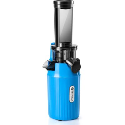 Ventray - Essential Ginnie Juicer Compact Small Cold Press Juicer Masticating Slow Juicer - Blue Ventray - Essential Ginnie Juicer Compact Small Cold Press Juicer Masticating Slow Juicer - Blue