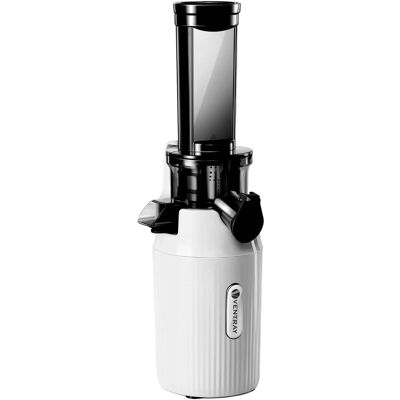 Ventray - Essential Ginnie Mini Cold Press Juicer Masticating Slow Juicer for Vegetables - White Ventray - Essential Ginnie Mini Cold Press Juicer Masticating Slow Juicer for Vegetables - White