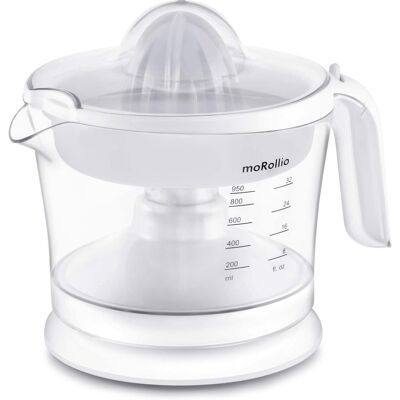 moRollio - Compact 32oz Electric Citrus Juicer - White moRollio - Compact 32oz Electric Citrus Juicer - White