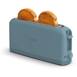 Bella - Fits-anywhere Kitchenware: 2-Slice Slim Toaster with Long Wide Slot - Surf Bella - Fits-anywhere Kitchenware: 2-Slice Slim Toaster with Long Wide Slot - Surf