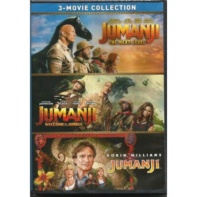 Sony Jumanji: 3-Movie Collection: Jumanji / Jumanji: Welcome to the Jungle /Jumanji: The Next Level - DVD Sony Jumanji: 3-Movie Collection: Jumanji / Jumanji: Welcome to the Jungle /Jumanji: The Next Level - DVD