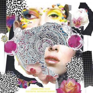 Knife Hits Records Leopard Print Taser - Existential Bathroom Graffiti - CASSETTES Knife Hits Records Leopard Print Taser - Existential Bathroom Graffiti - CASSETTES