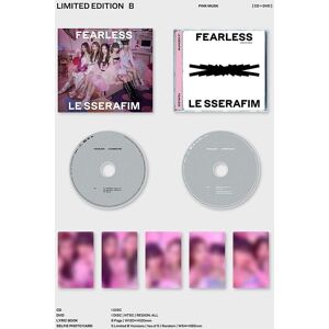 Geffen Records Le Sserafim - LE SSERAFIM - Fearless (Limited Edition B - CD + DVD) - COMPACT DISCS Geffen Records Le Sserafim - LE SSERAFIM - Fearless (Limited Edition B - CD + DVD) - COMPACT DISCS