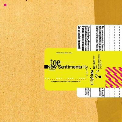 Topshelf Records Toe - New Sentimentality - VINYL LP Topshelf Records Toe - New Sentimentality - VINYL LP