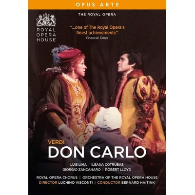 BBC / Opus Arte Ileana Cotrubas - Don Carlo - DVD BBC / Opus Arte Ileana Cotrubas - Don Carlo - DVD