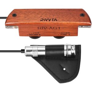 Unique Bargains - Acoustic Guitar Pickups Acoustic Pickup with Volume Tone Control for Standard Steel String Acoustic Guitars - Mahogany Unique Bargains - Acoustic Guitar Pickups Acoustic Pickup with Volume Tone Control for Standard Steel String Acoustic Guitars - Mahogany