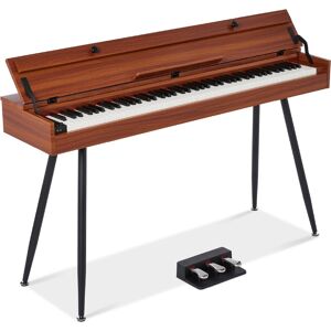 Best Choice Products - Modern 88 Key Fully Weighted Desk Style Digital Piano w/ Metal Legs - Natural Best Choice Products - Modern 88 Key Fully Weighted Desk Style Digital Piano w/ Metal Legs - Natural