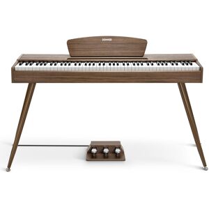 Donner music - Donner DDP-80 Wooden Beginner 88 Key Weighted Upright Digital Piano Color - Walnut Donner music - Donner DDP-80 Wooden Beginner 88 Key Weighted Upright Digital Piano Color - Walnut