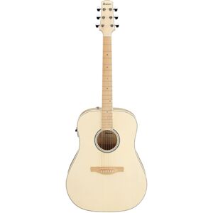 Ibanez - AAD77M1E Open Pore Antique White Acoustic Electric Guitar Ibanez - AAD77M1E Open Pore Antique White Acoustic Electric Guitar