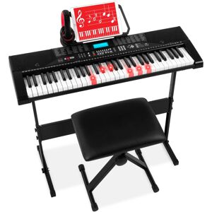 Best Choice Products - 61-Key Beginners Complete Electronic Keyboard Piano Set w/ LCD Screen, Lighted Keys - Black Best Choice Products - 61-Key Beginners Complete Electronic Keyboard Piano Set w/ LCD Screen, Lighted Keys - Black