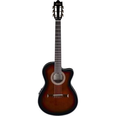 Ibanez - Thinline 6 String Classical-Acoustic Electric Guitar - Dark Violin Burst Ibanez - Thinline 6 String Classical-Acoustic Electric Guitar - Dark Violin Burst
