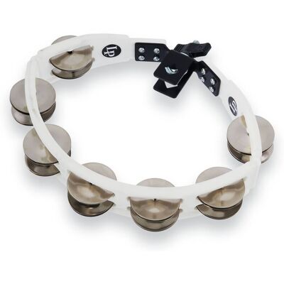 Latin Percussion - LP162 Cyclops Mounted Tambourine with Steel Jingles Latin Percussion - LP162 Cyclops Mounted Tambourine with Steel Jingles