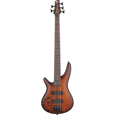 Ibanez - SR Standard Series SR505AL 5-String Left Handed Electric Bass Guitar, Mahogany Brown Burst Low Gloss Ibanez - SR Standard Series SR505AL 5-String Left Handed Electric Bass Guitar, Mahogany Brown Burst Low Gloss