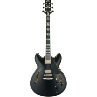Ibanez - John Scofield Signature JSM20 Electric Guitar with Case, Ebony Fretboard, Black Low Gloss Ibanez - John Scofield Signature JSM20 Electric Guitar with Case, Ebony Fretboard, Black Low Gloss