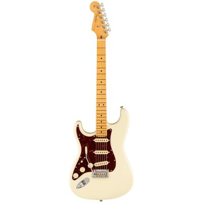 Fender - American Professional II Stratocaster Left-Handed Electric Guitar, Maple Fingerboard, Olympic White Fender - American Professional II Stratocaster Left-Handed Electric Guitar, Maple Fingerboard, Olympic White