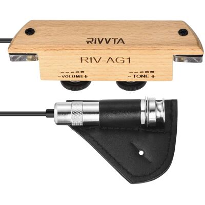 Unique Bargains - Acoustic Guitar Pickups Acoustic Pickup with Volume Tone Control for Standard Steel String Acoustic Guitars - Natural Beech Unique Bargains - Acoustic Guitar Pickups Acoustic Pickup with Volume Tone Control for Standard Steel String Acoustic Guitars - Natural Beech