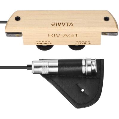 Unique Bargains - Acoustic Guitar Pickups Acoustic Pickup with Volume Tone Control for Standard Steel String Acoustic Guitars - Maple Unique Bargains - Acoustic Guitar Pickups Acoustic Pickup with Volume Tone Control for Standard Steel String Acoustic Guitars - Maple