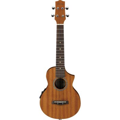Ibanez - UEW5E Concert Ukulele Acoustic Electric Guitar with Mahogany Top, 19 Frets, Mahogany Neck, Rosewood Fretboard, Ibanez - UEW5E Concert Ukulele Acoustic Electric Guitar with Mahogany Top, 19 Frets, Mahogany Neck, Rosewood Fretboard,