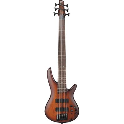 Ibanez - SR Standard Series SR506A Electric Bass Guitar, Mahogany Brown Burst Low Gloss Ibanez - SR Standard Series SR506A Electric Bass Guitar, Mahogany Brown Burst Low Gloss