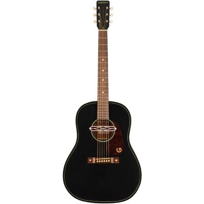Gretsch - Deltoluxe Dreadnought Acoustic Guitar - Black Top Gretsch - Deltoluxe Dreadnought Acoustic Guitar - Black Top