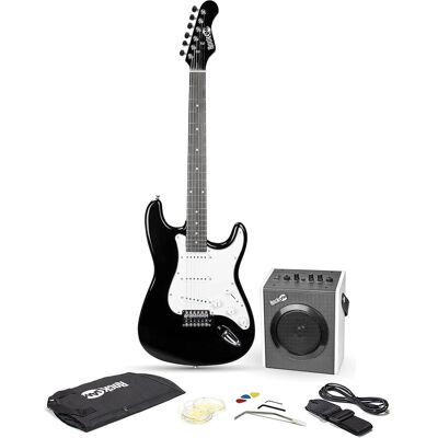 Rockjam - Full Size Electric Guitar Kit - Black Rockjam - Full Size Electric Guitar Kit - Black