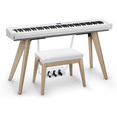 Casio - Privia PX-S7000 88-Key Digital Piano (White) with Adjustable Bench Bundle Casio - Privia PX-S7000 88-Key Digital Piano (White) with Adjustable Bench Bundle
