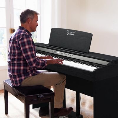Winado - Digital Piano 88-Key Weighted Action Electric Piano with 3-Pedal Unit, Double Bluetooth, Split/Touch/Transpose Control Winado - Digital Piano 88-Key Weighted Action Electric Piano with 3-Pedal Unit, Double Bluetooth, Split/Touch/Transpose Control