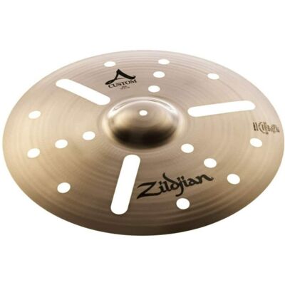 Zildjian - A20808 10 Inch A Custom Bright Laser Cut EFX Crash Cymbal Zildjian - A20808 10 Inch A Custom Bright Laser Cut EFX Crash Cymbal