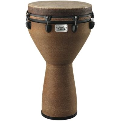 Remo - 14-inch Djembe Drum - Earth Finish - Acousticon Shell and Skyndeep Head Remo - 14-inch Djembe Drum - Earth Finish - Acousticon Shell and Skyndeep Head