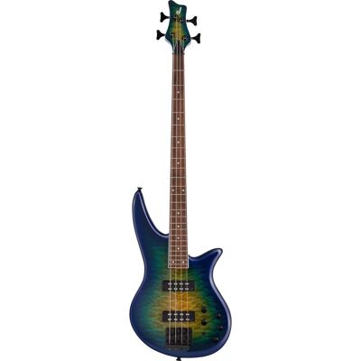 Jackson - X Series Spectra Bass SBXQ IV Electric Guitar, Laurel Fingerboard, Amber Blue Burst Jackson - X Series Spectra Bass SBXQ IV Electric Guitar, Laurel Fingerboard, Amber Blue Burst