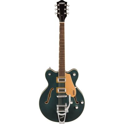 Gretsch - G5622T Electromatic Center Block Double-Cut with Bigsby Electric Guitar, Laurel Fingerboard, Cadillac Green Gretsch - G5622T Electromatic Center Block Double-Cut with Bigsby Electric Guitar, Laurel Fingerboard, Cadillac Green