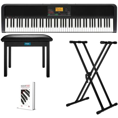 Korg - XE20 88-Key Natural-Touch Digital Ensemble Piano Bundle Korg - XE20 88-Key Natural-Touch Digital Ensemble Piano Bundle