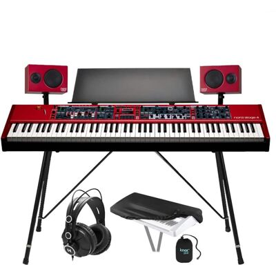NORD - Stage 4 88 88-Key Fully-Weighted Keyboard with Monitor V2 (Pair) Bundle NORD - Stage 4 88 88-Key Fully-Weighted Keyboard with Monitor V2 (Pair) Bundle