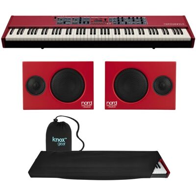 NORD - Piano 6 Portable Piano with 88-Key and Hammer Action Keybed (Red) Bundle NORD - Piano 6 Portable Piano with 88-Key and Hammer Action Keybed (Red) Bundle