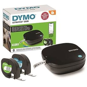 Dymo - LetraTag 200B Portable Thermal Bluetooth Label Maker - Black Dymo - LetraTag 200B Portable Thermal Bluetooth Label Maker - Black