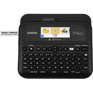 Brother - P-touch PT-D610BT Wireless Label Printer - Black Brother - P-touch PT-D610BT Wireless Label Printer - Black