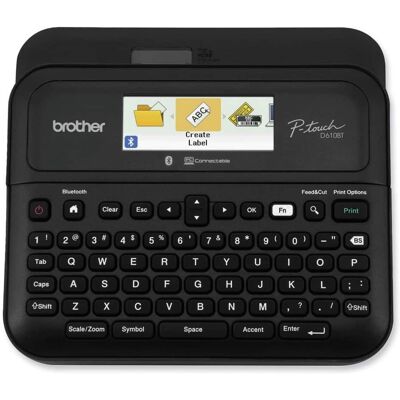 Brother - D-610BTVP Connected Label Maker with Color Display, 30 mm/s Print Speed, 14.2 x 6 x 13.3 - false Brother - D-610BTVP Connected Label Maker with Color Display, 30 mm/s Print Speed, 14.2 x 6 x 13.3 - false