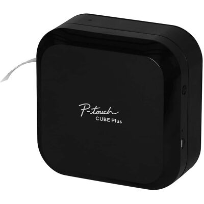 Brother - P-Touch CUBE Plus PT-P710BT Versatile Label Maker with Bluetooth Wireless Technology - Black Brother - P-Touch CUBE Plus PT-P710BT Versatile Label Maker with Bluetooth Wireless Technology - Black