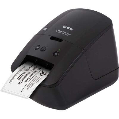 Brother - QL-600 Economic Desktop Label Printer - Black Brother - QL-600 Economic Desktop Label Printer - Black