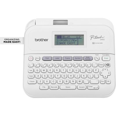 Brother - P-touch PT-D410 Label Printer - White Brother - P-touch PT-D410 Label Printer - White