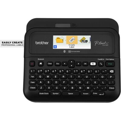 Brother - P-touch PT-D610BT Wireless Label Printer - Black Brother - P-touch PT-D610BT Wireless Label Printer - Black