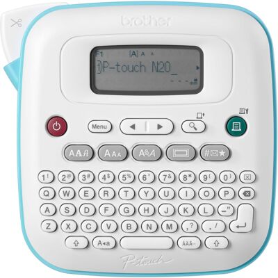 Brother - P-touch PT-N20 Personal Desktop Label Maker with Btag Tape, Great for Personalization and Storage/Organization - White Brother - P-touch PT-N20 Personal Desktop Label Maker with Btag Tape, Great for Personalization and Storage/Organization - White