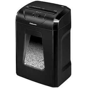 Fellowes - Powershred 12C 12-Sheet Cross-Cut Personal Shredder - Black Fellowes - Powershred 12C 12-Sheet Cross-Cut Personal Shredder - Black