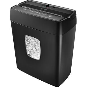 Insignia™ - 6-Sheet Crosscut Shredder - Black Insignia™ - 6-Sheet Crosscut Shredder - Black