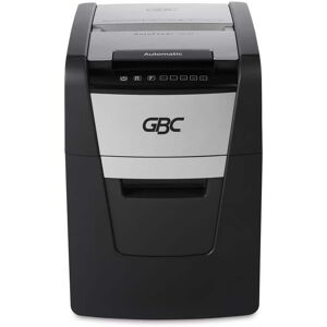 GBC - WSM1757602 AutoFeed+ 100X 100 Auto/8 Manual Sheet Capacity Super Cross-Cut Home Office Shredder - Black GBC - WSM1757602 AutoFeed+ 100X 100 Auto/8 Manual Sheet Capacity Super Cross-Cut Home Office Shredder - Black