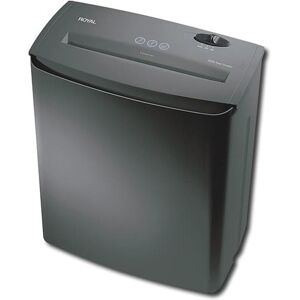 Royal - 5-sheet Strip Cut Paper Shredder - Black Royal - 5-sheet Strip Cut Paper Shredder - Black