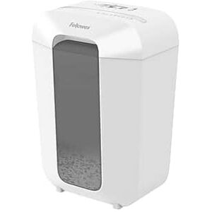 Fellowes - Powershred LX75 11-Sheet Crosscut Shredder - White Fellowes - Powershred LX75 11-Sheet Crosscut Shredder - White